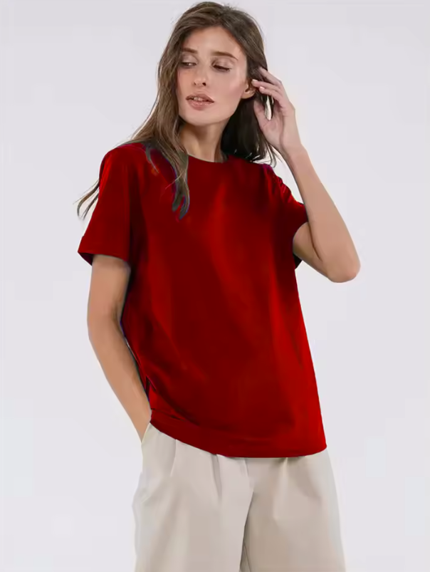 T Shirts Casual O-Neck Short