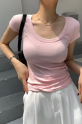 T shirt 100% Cotton Pink